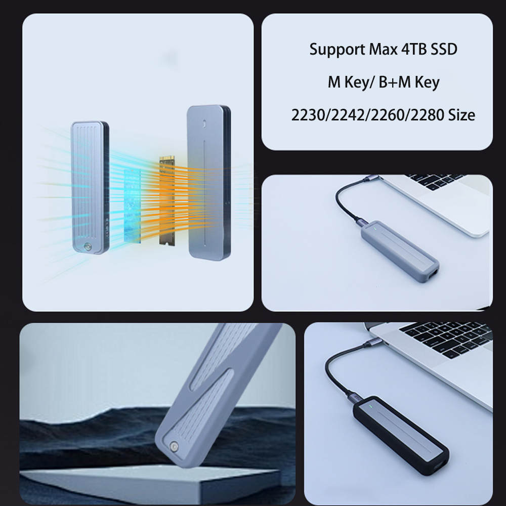 20Gbps 10Gbps M2 SSD-Gehäuse N – 8Tb M2 Nvme Ssd Bewertung und Preis